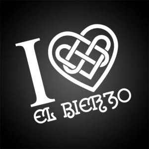 pegatina I LOVE EL BIERZO CELTA